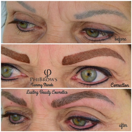 Eyebrow Color correction Madison WI  